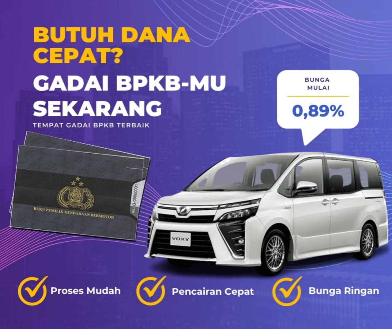 Pinjaman Dana Jaminan Bpkb Mobil Toyota Voxy Dapat Pinjaman Berapa